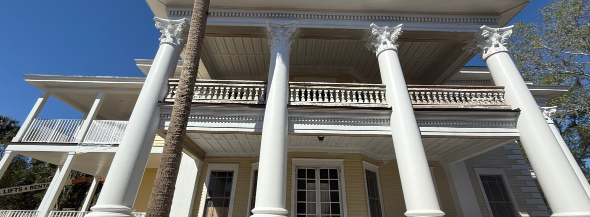 All columns have been restored, and we had 4 of them custom made.